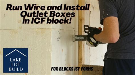 installing electrical boxes in icf walls|icf outlet box.